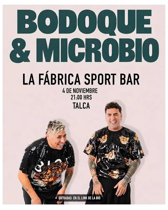 Bodoque & Microbio - Talca - La Fabrica Sport Bar