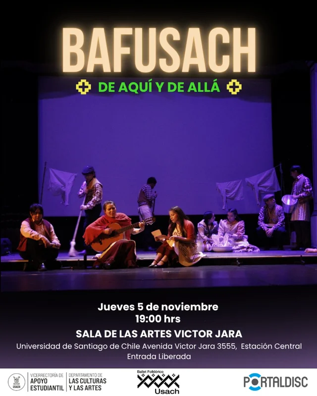 Función Bafusach: “De Aquí Y De Allá” Sala De Las Artes Víctor Jara