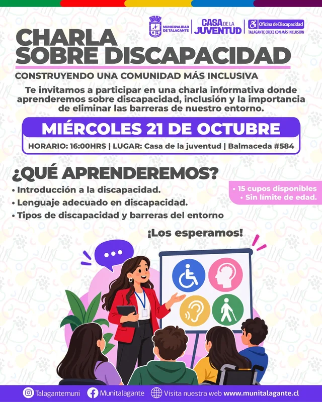 Juventud e Inclusión: Charla sobre Discapacidad