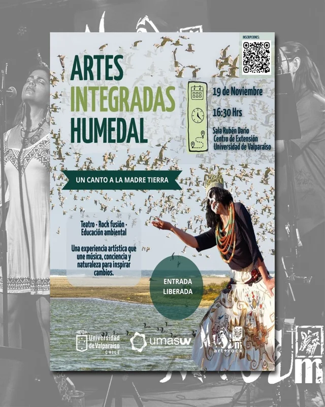 Artes Integradas Humedal - Rock Con Consciencia Medioambiental En Sala Rubén Darío, Valparaíso