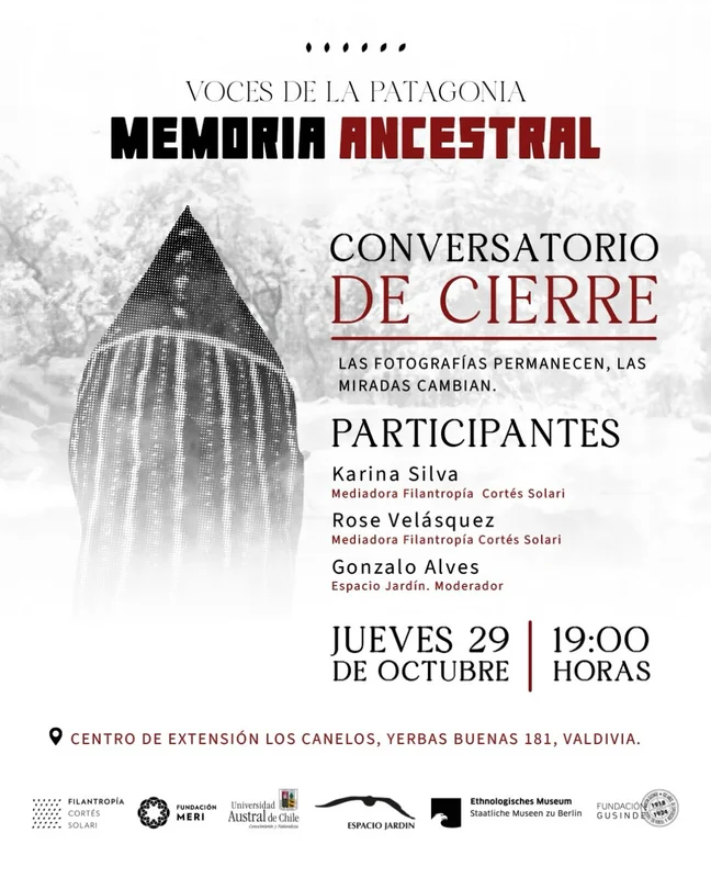 Conversatorio de cierre de la exposición «Memoria Ancestral, voces de la Patagonia»
