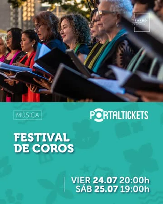 Festival De Coros - 24 De Julio En Teatro Municipal De La Florida