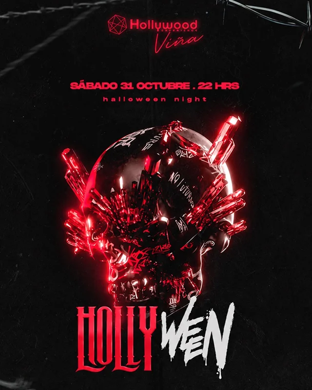 ★ HALLOWEEN NIGHT ★ en Hollywood Viña | Sábado 31 de Octubre, 2026