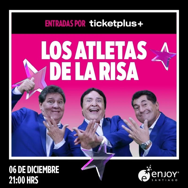 Los Atletas De La Risa - Enjoy Santiago
