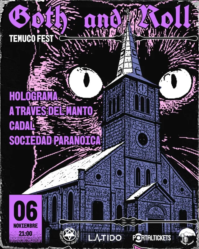 Goth & Roll Temuco Fest En Daiky Bar, Temuco