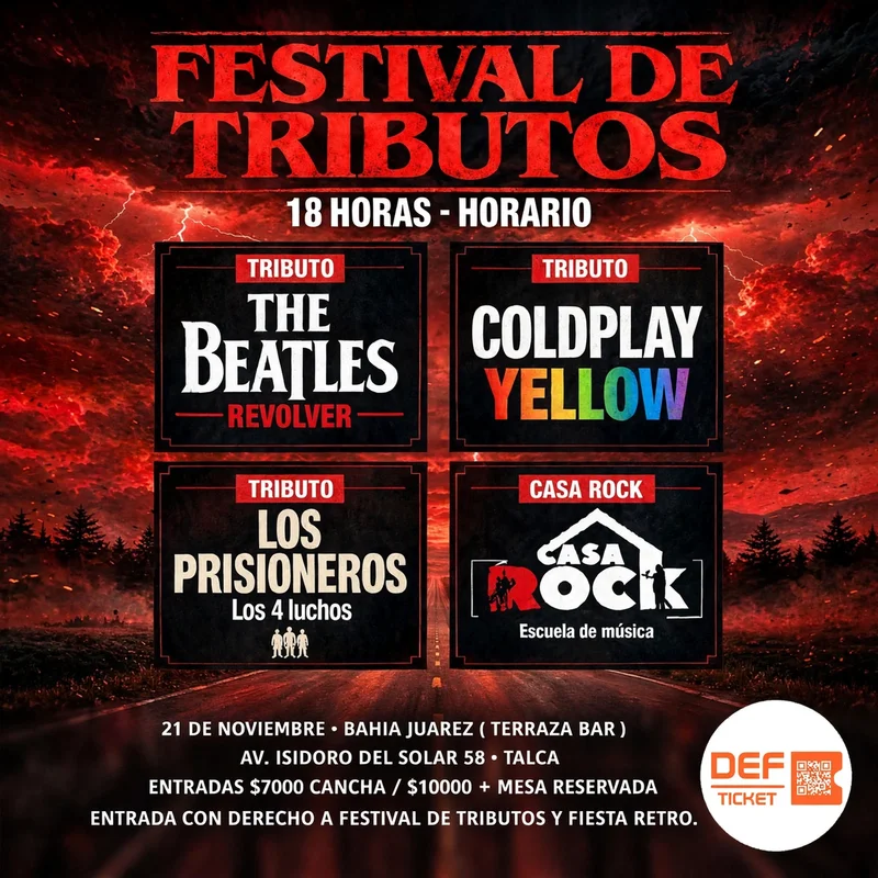 Festival De Tributos – Bahía Juarez
