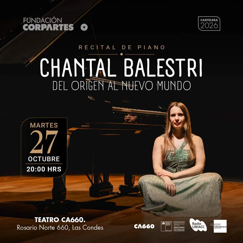Entradas para Recital de piano Chantal Balestri | CA660