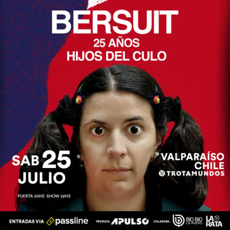 Bersuit Vergarabat - Valparaiso Chile - 25 años Hijos del Culo