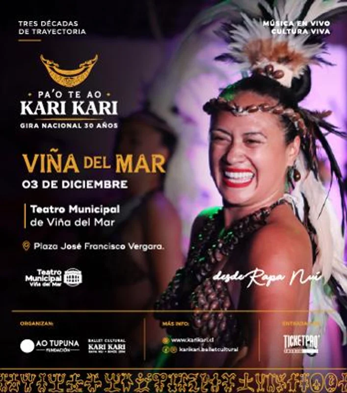 Pa'o Te Ao 30 Años De Kari Kari - Viña Del Mar