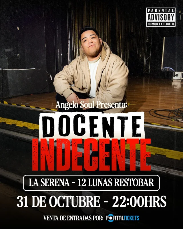 Angelo Soul: Docente Indecente En 12 Lunas Restobar, La Serena