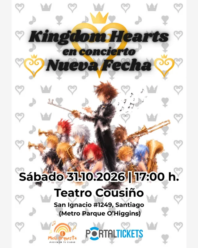 Kingdom Hearts En Concierto En Teatro Cousiño