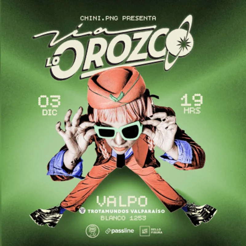 Chini Png presenta via lo Orozco en Trotamundos Valparaíso