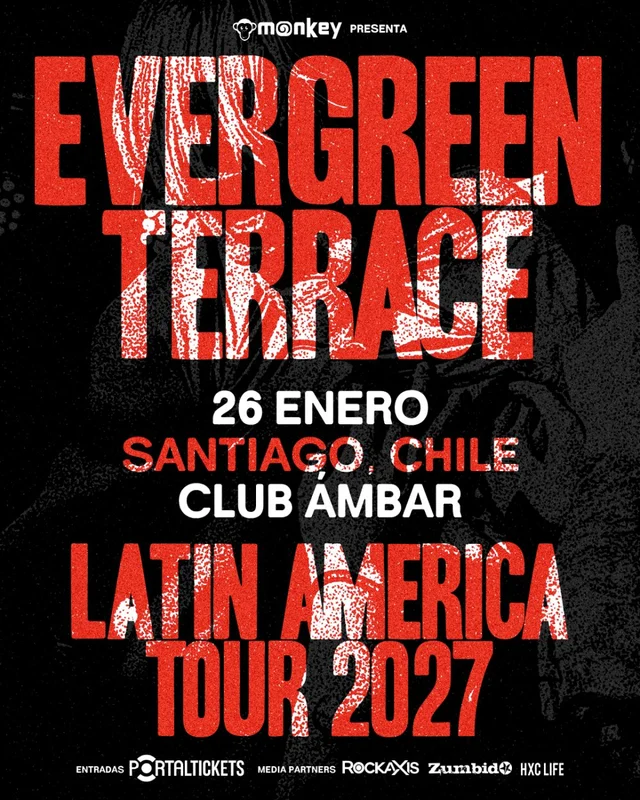 Evergreen Terrace Llega A Chile En Club Ámbar