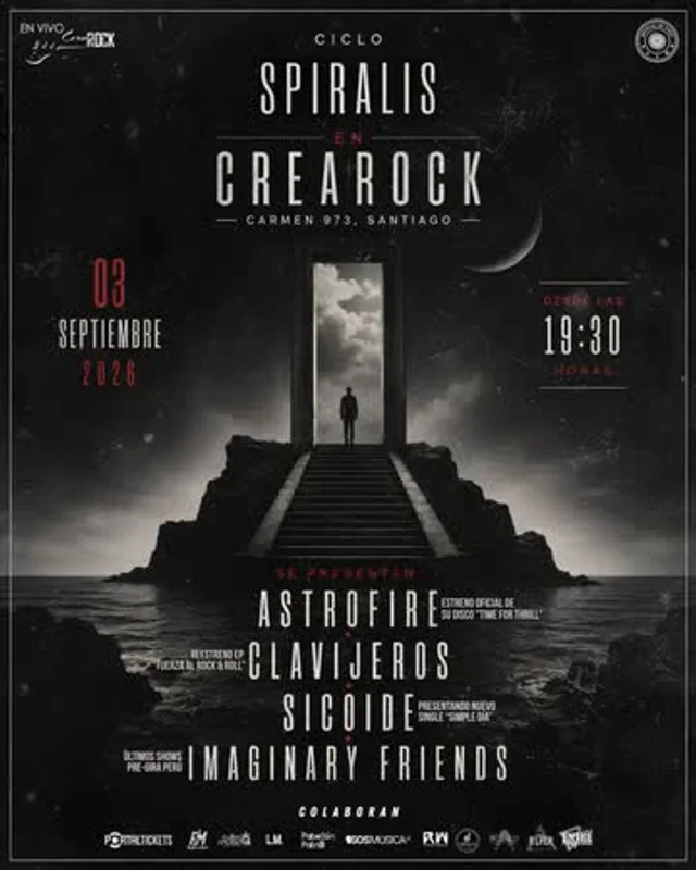 Showcase Spiralis Septiembre En Crearock