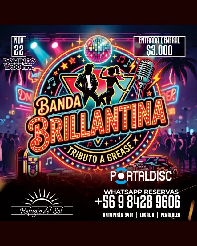 Banda Brillantina En Refugio Del Sol