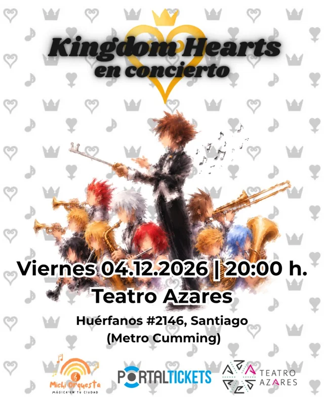 Kingdom Hearts En Concierto En Teatro Azares