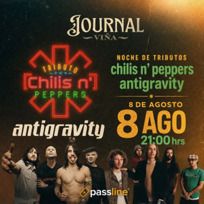 Tributo a Red Hot Chili Peppers e Incubus en Journal Viña