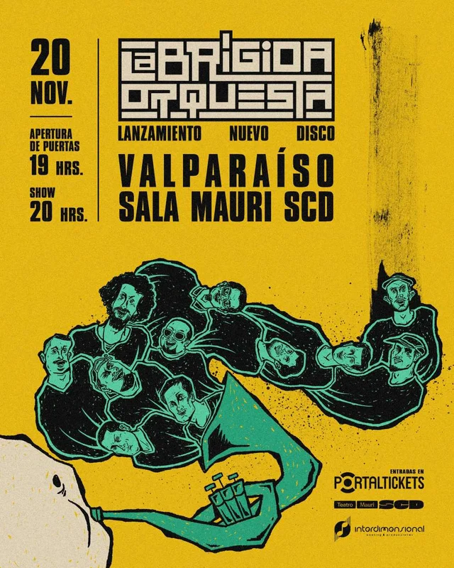 La Brígida Orquesta Presenta Su Nuevo Disco En Teatro Mauri Scd Valparaíso