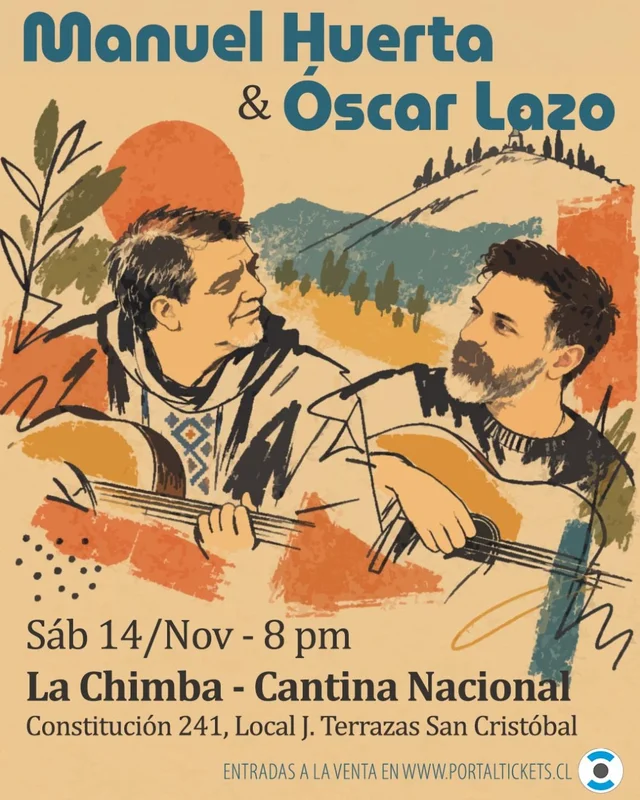 Manuel Huerta + Oscar Lazo En La Chimba