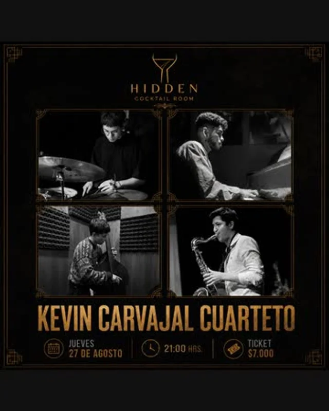 Kevin Carvajal Cuarteto En Hidden Cocktail Room