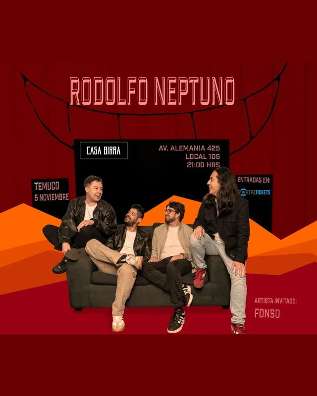 Rodolfo Neptuno + Banda En Casa Birra, Temuco