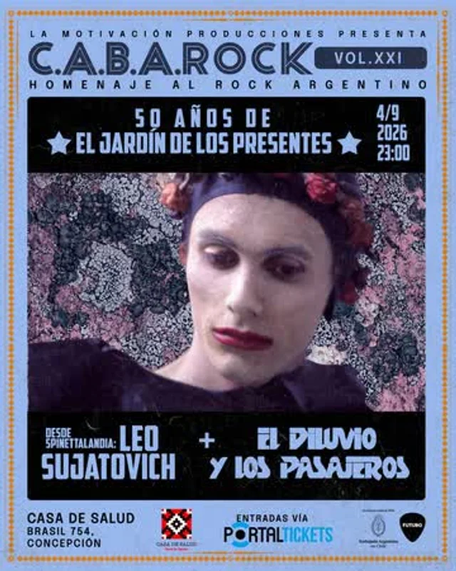 Caba Rock En Casa De Salud Con Leo Sujatovich Y El Diluvio Y Los Pasajeros