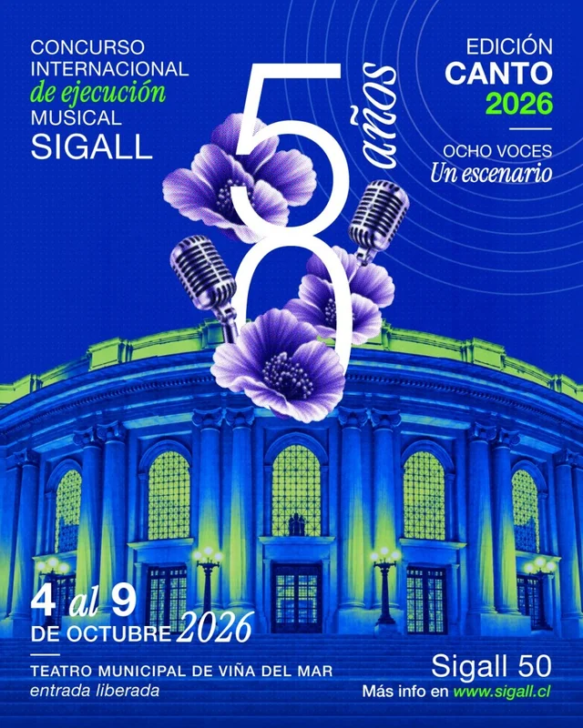 Sigall 50 — Concierto Inaugural En Teatro Municipal De Viña Del Mar - 4 De Octubre