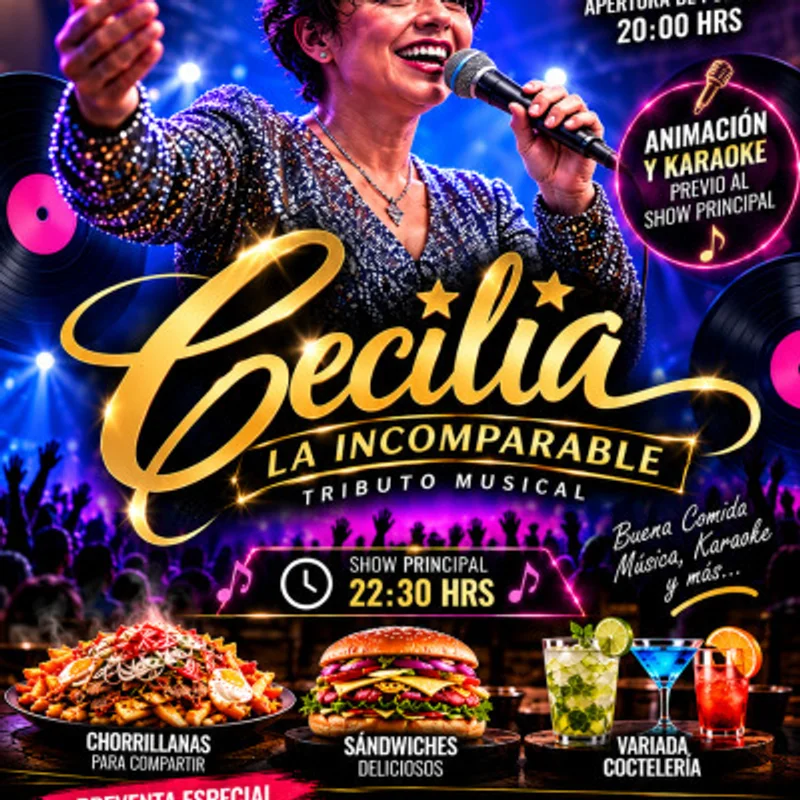 Las Tinajas live fest Cecilia La Incomparable tributo
