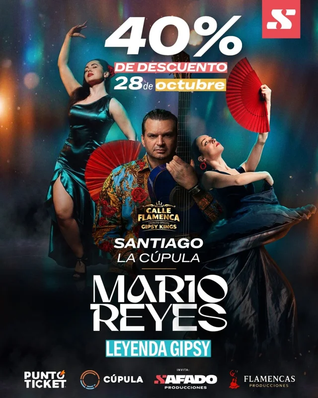 Mario Reyes Leyenda Gipsy En Teatro La Cúpula - Santiago