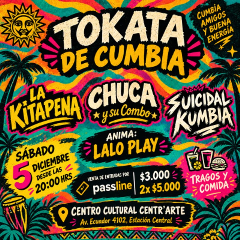 Chuca y Su Combo + La kitapena + Suicidal Kumbia en Vivo