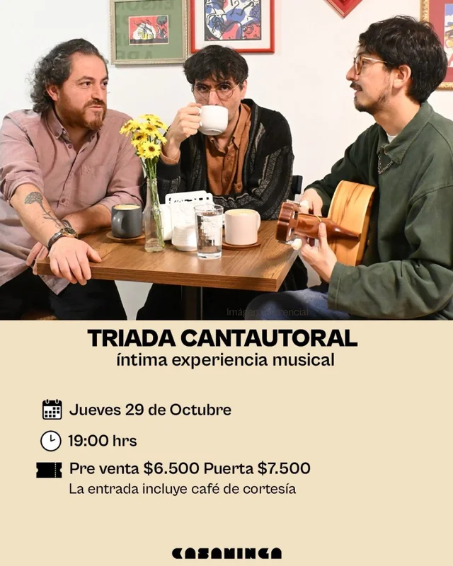 Triada Cantautoral En Casa Minga, Concepción