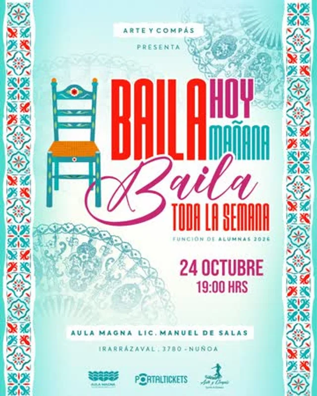 Baila Hoy, Mañana, Baila Toda La Semana En Aula Magna Liceo Manuel De Salas