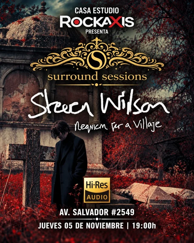 Surround Sessions: Steven Wilson Rfav Listening Party En Casa Estudio Rockaxis