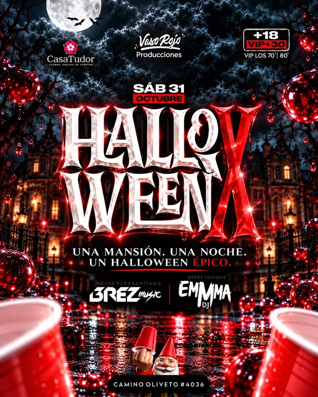 🎃 Halloween Vaso Rojo 🎃