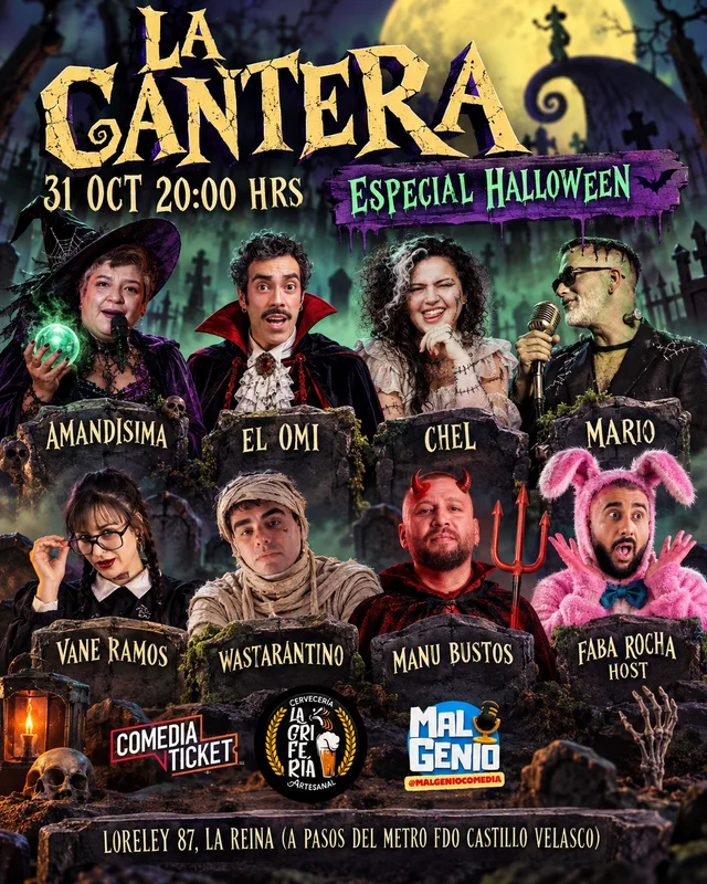 LA CANTERA 31.10 Especial HALLOWEEN