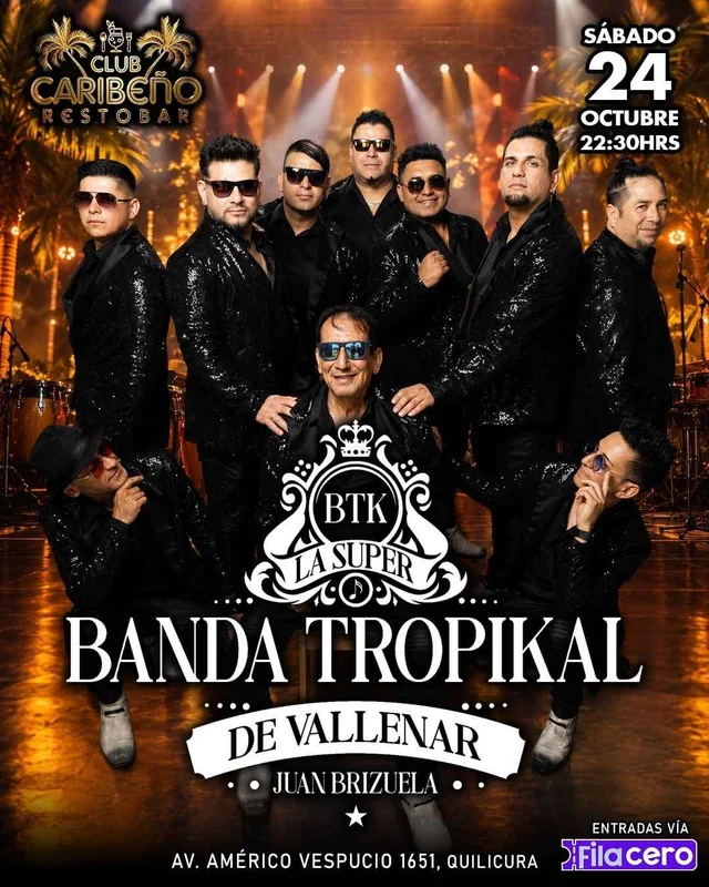 La Súper Banda Tropikal de Vallenar en Club Caribeño