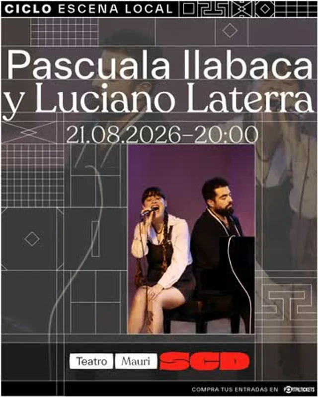 Pascuala Ilabaca + Luciano Laterra En Teatro Mauri Scd, Valparaiso