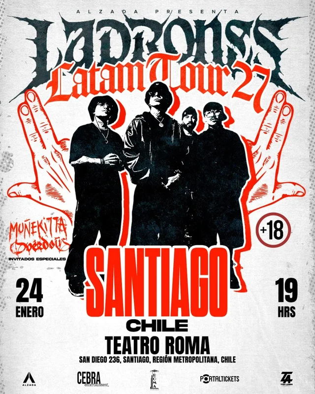Ladrones - Latam Tour 27' - Santiago
