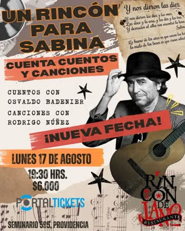 Nueva Fecha: Un Rincon Para Sabina En El Rincón De Jano