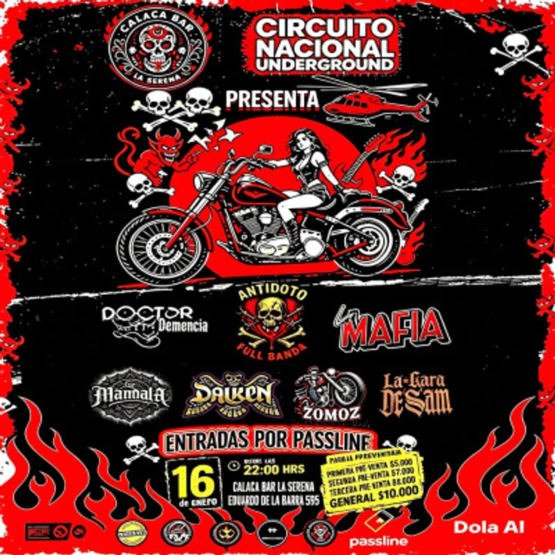 Circuito nacional undergraund la serena