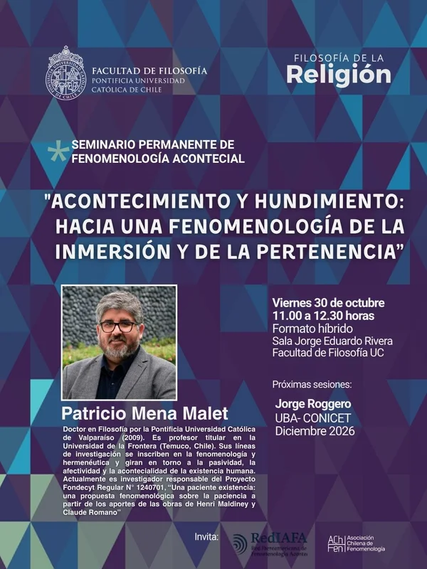 [Charla] Acontecimiento y hundimiento: hacia una fenomenología de la inmersión y de la pertenencia