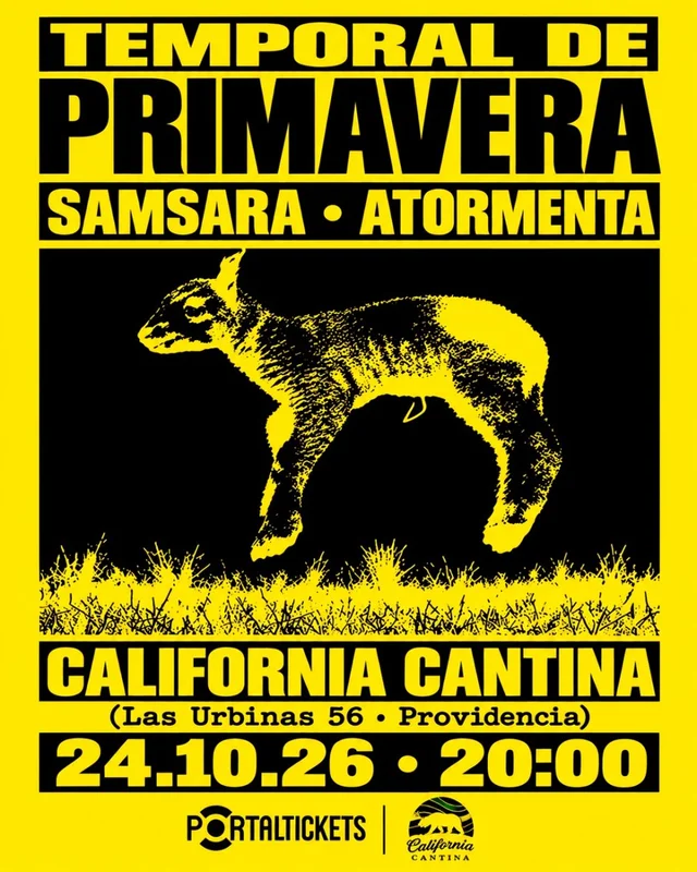 Samsara + Atormenta En California Cantina