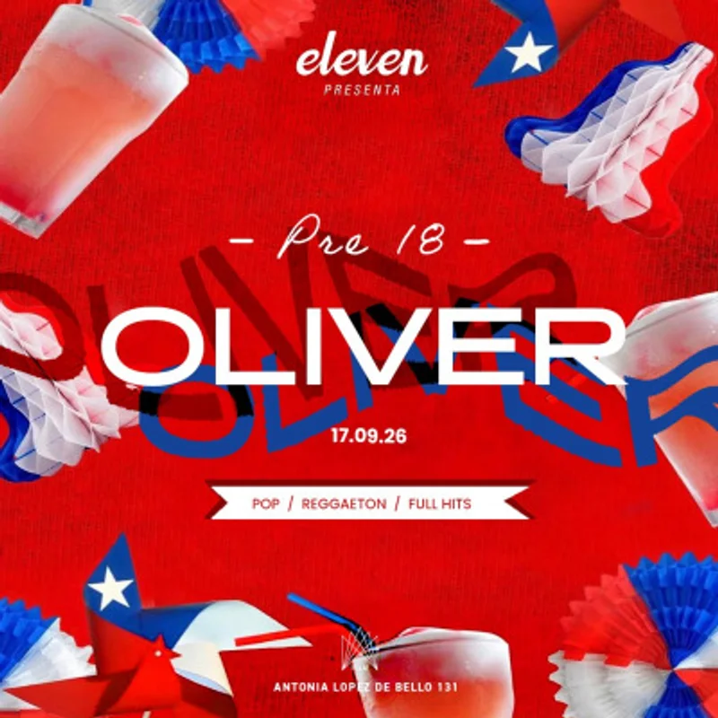 Pre 18 Fiesta Oliver x Eleven en Illuminati SUPER MIERCOLES