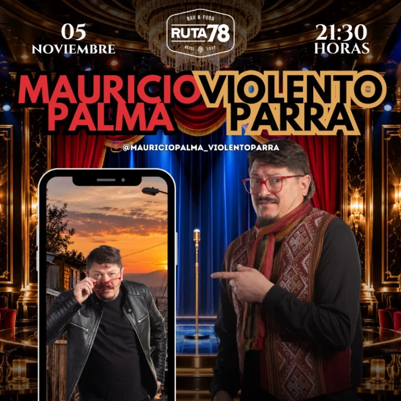 Mauricio Palma y Violento Parra en Ruta 78 - Puente Alto