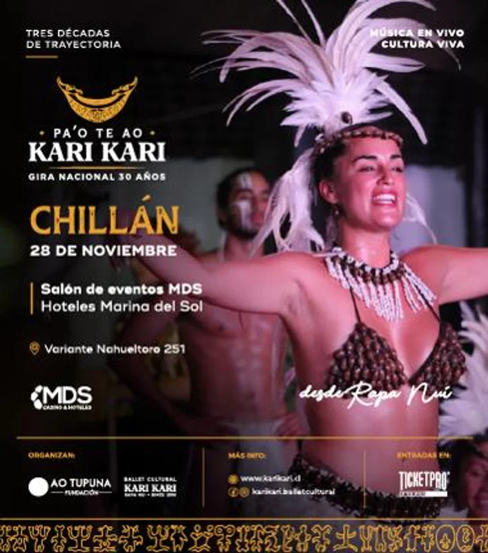 Pa'o Te Ao 30 Años De Kari Kari - Chillan