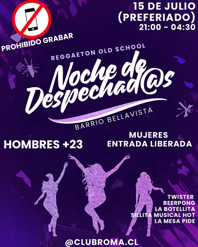 Club Roma - Noche De Despechados💜