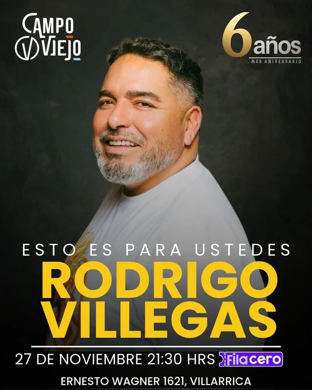 Rodrigo Villegas: Esto es para ustedes