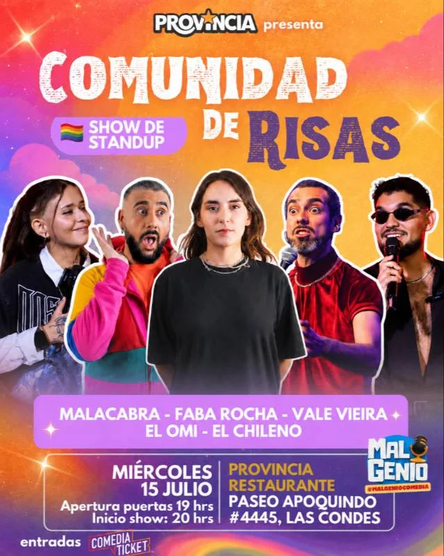 COMUNIDAD DE RISAS 15.07 Pre Feriado en Provincia Apoquindo