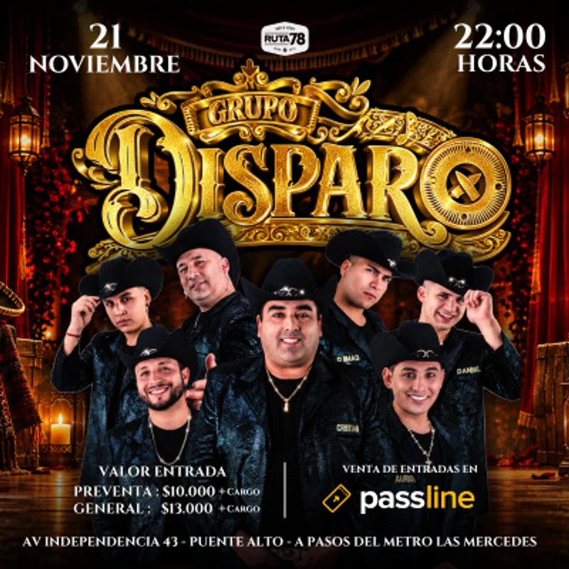 Grupo Disparo en Ruta 78