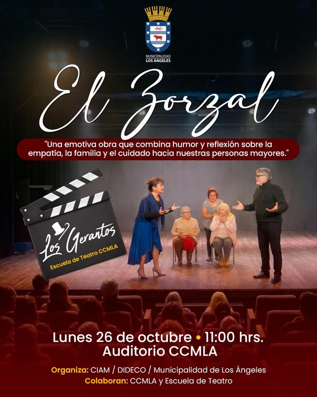 «El Zorzal»: Obra teatral de adultos mayores en el CCMLA